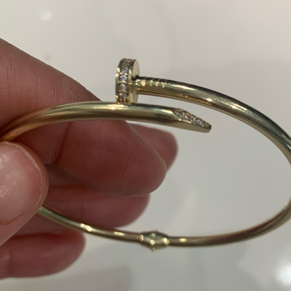 14k PULCERA TALLA 16 COMPLETA MENTE ORO BRASALET - Picture 9 of 12